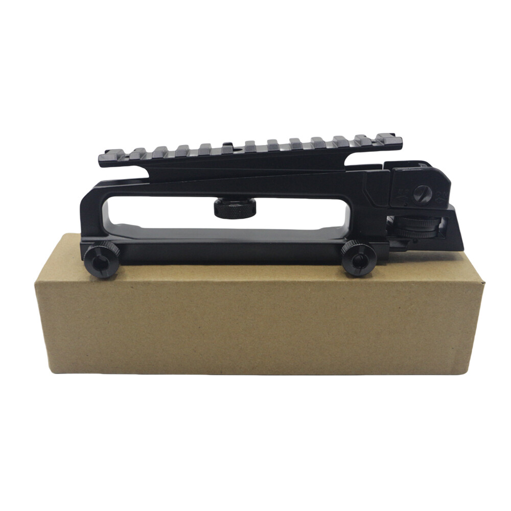 Metal Tactical Rear Sight Carry Handle Mount Removable Adjust Low Profile Mount