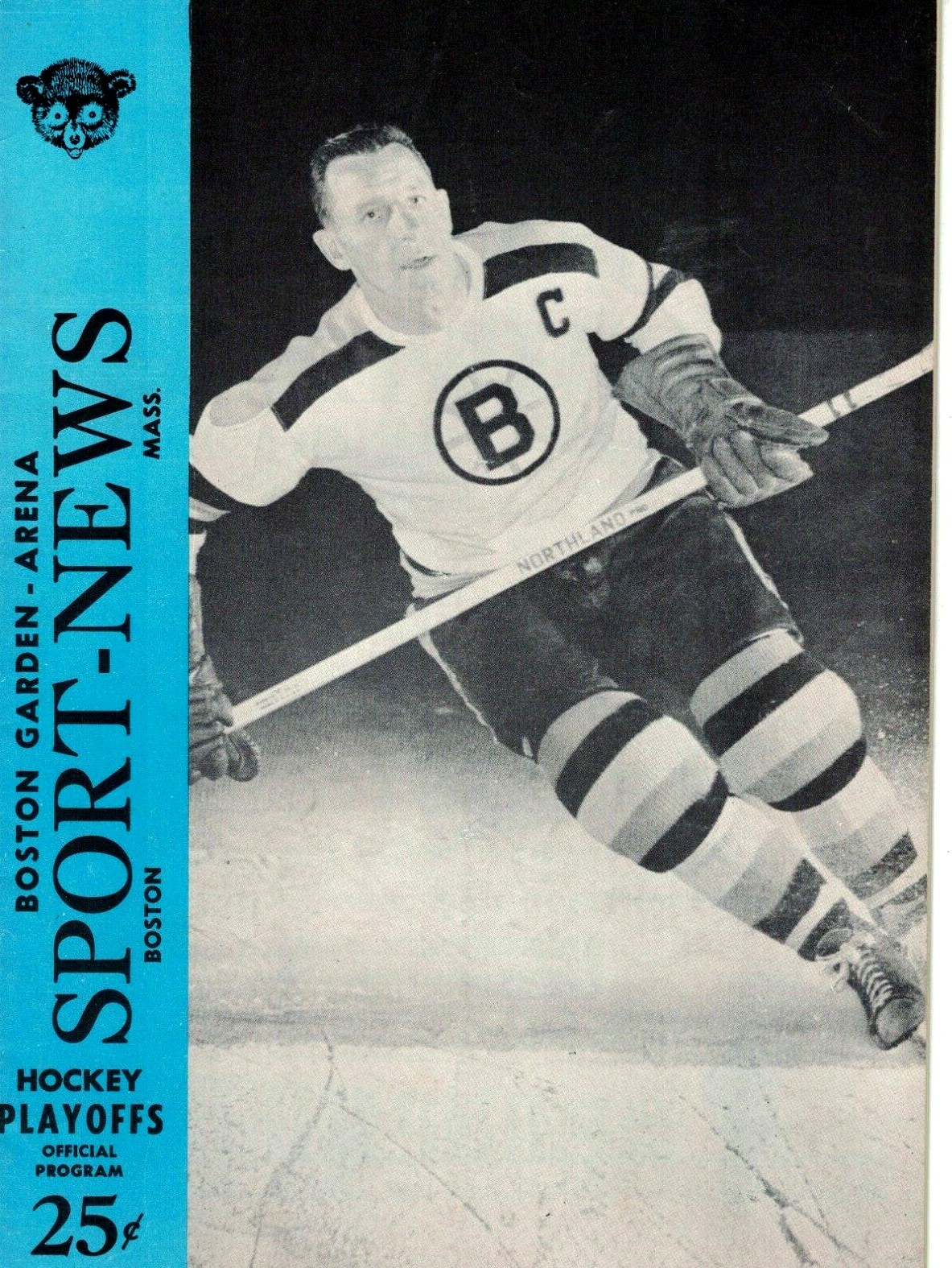 1953 Stanley Cup Finals Program - Montreal at Boston Bruins - NEAR MINT!