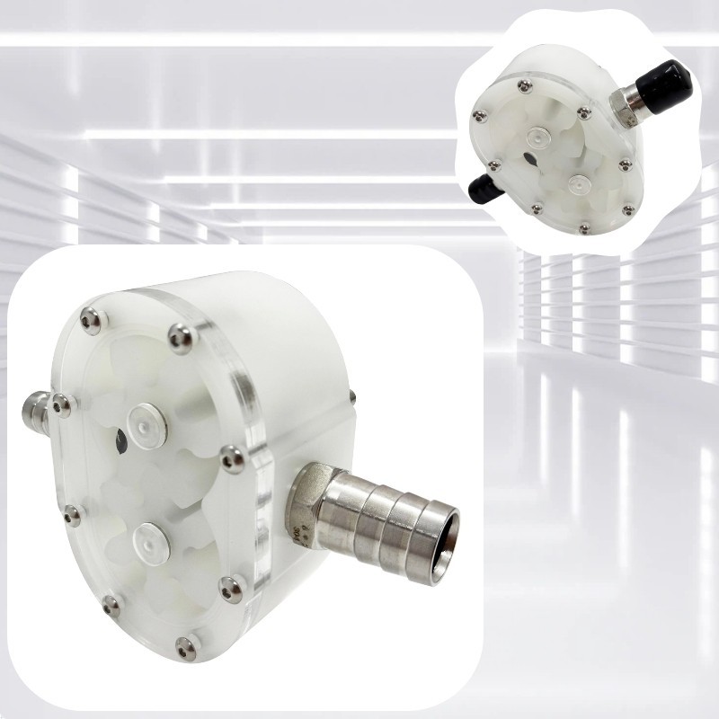 6 Teeth Pump Gear Pump Head for Honey Viscous Liquid Transfer 5-10L