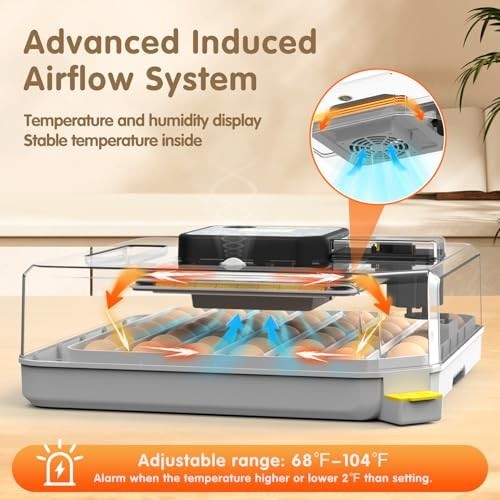 48 Egg Automatic Incubator for Chicken Duck Goose Quail Hatching