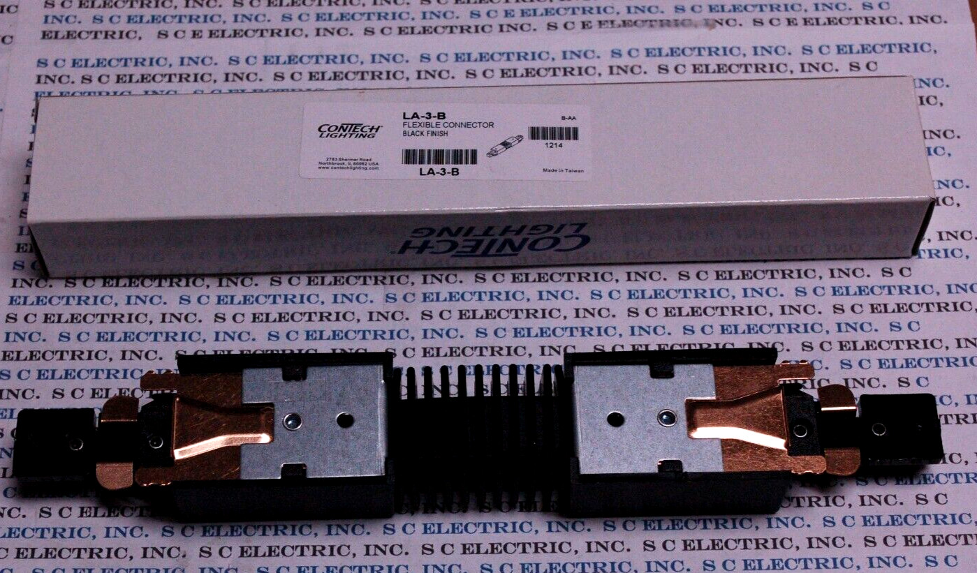 CONTECH LIGHTING LA-3-B FLEXIBLE CONNECTOR BLACK