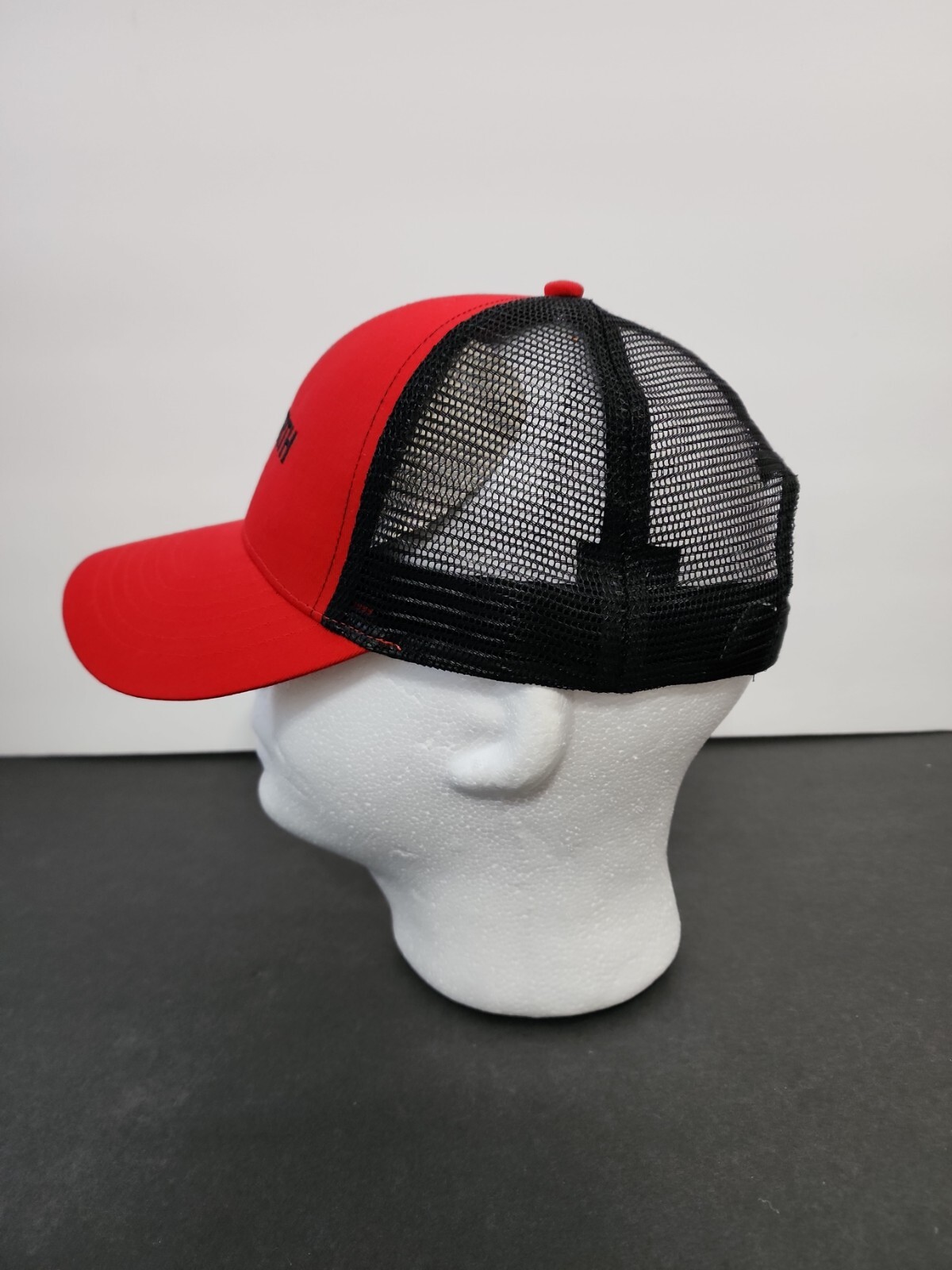 Kenworth Red And Black Long Haul Trucker Mesh Adjustable Cap