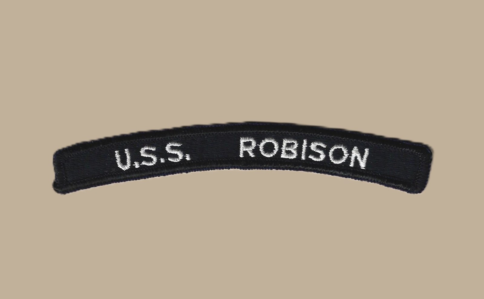 US Navy DDG-12 USS Robison Guided Missile Destroyer UIM Rocker Tab (01)