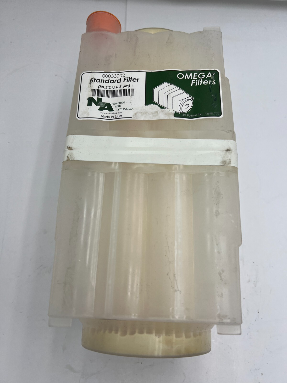 NATT Standard Vacuum Filter 00033002 Omega Filters 88.5% @ 0.3um