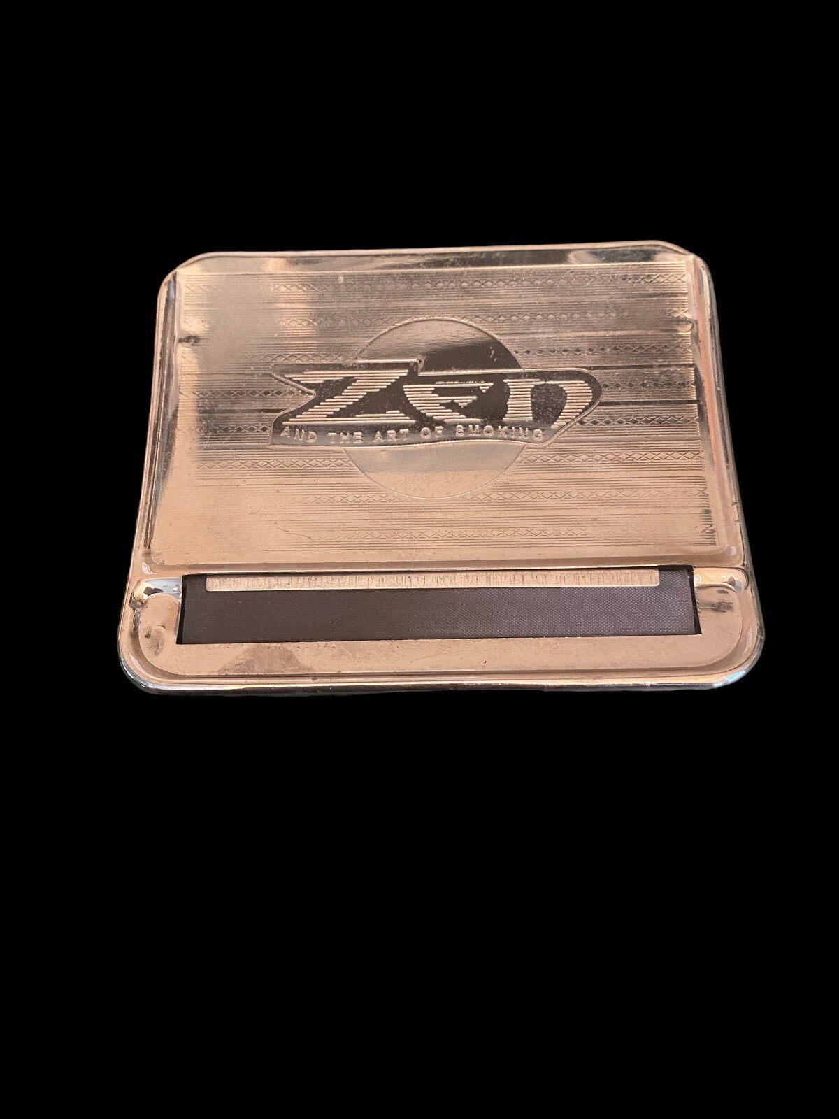 ZEN SILVER AUTOMATIC ROLLING Machine Tin Box Metal Roller Cigarette Tobacco Roll