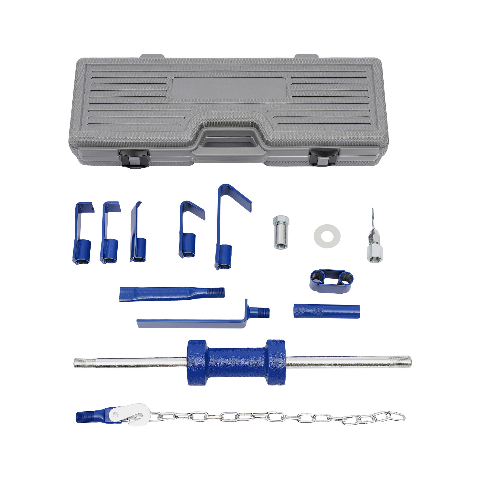 Automotive Hammer Puller Frame Slide Hammer Dent Pulling Tool Kit Long Shaft