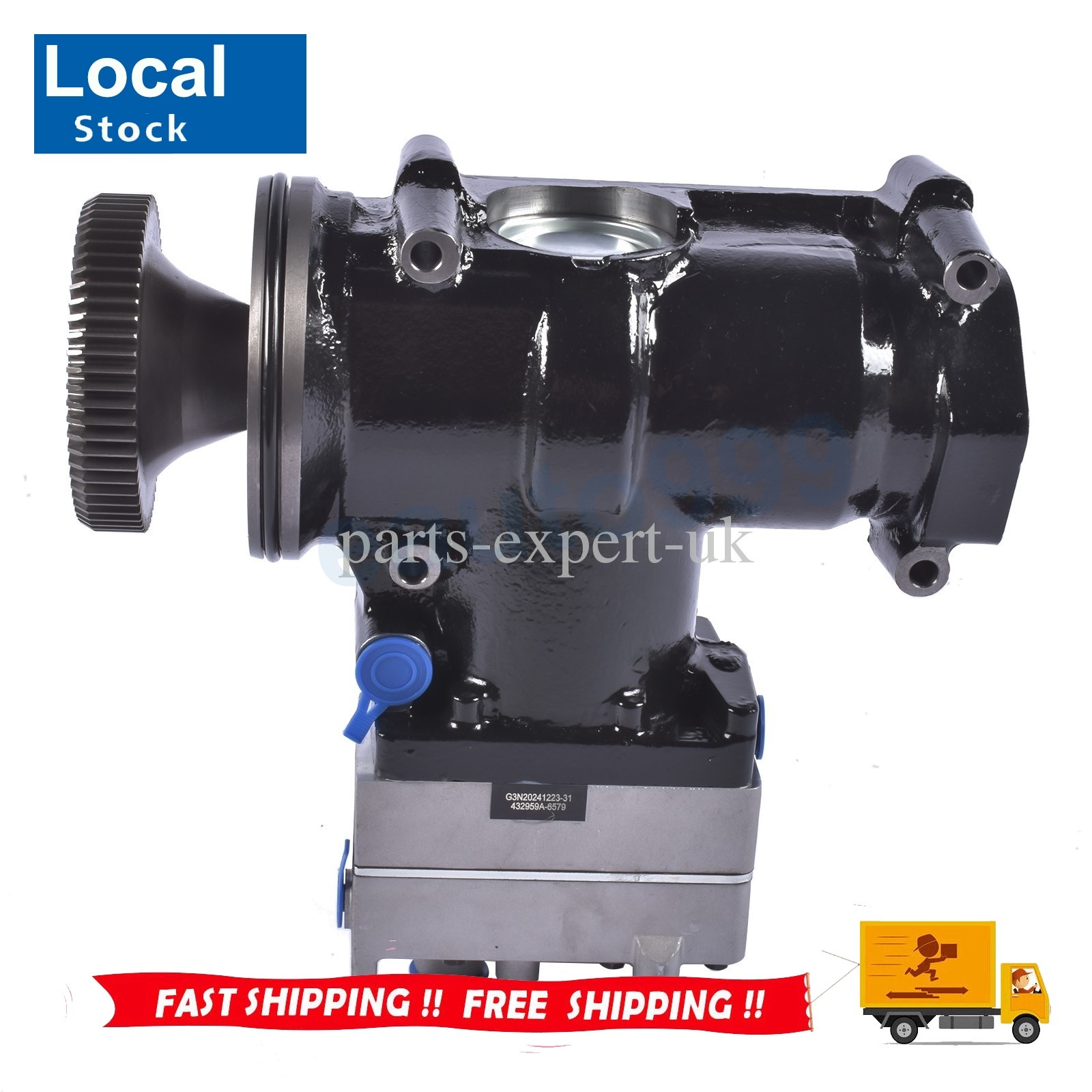 For PACCAR MX13 2139800, 2121411, 9122180000 Air Brake Compressor w/ Gear