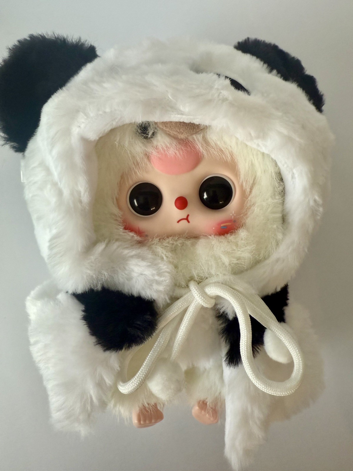 🐼Confirmed PANDA/COW WARRIOR🐼 Baby Three ~I'm Not a Warrior plush-discontinued