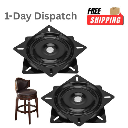 2PCS 6" Boat Seat Swivel Plate Ball Bearing Chair Base