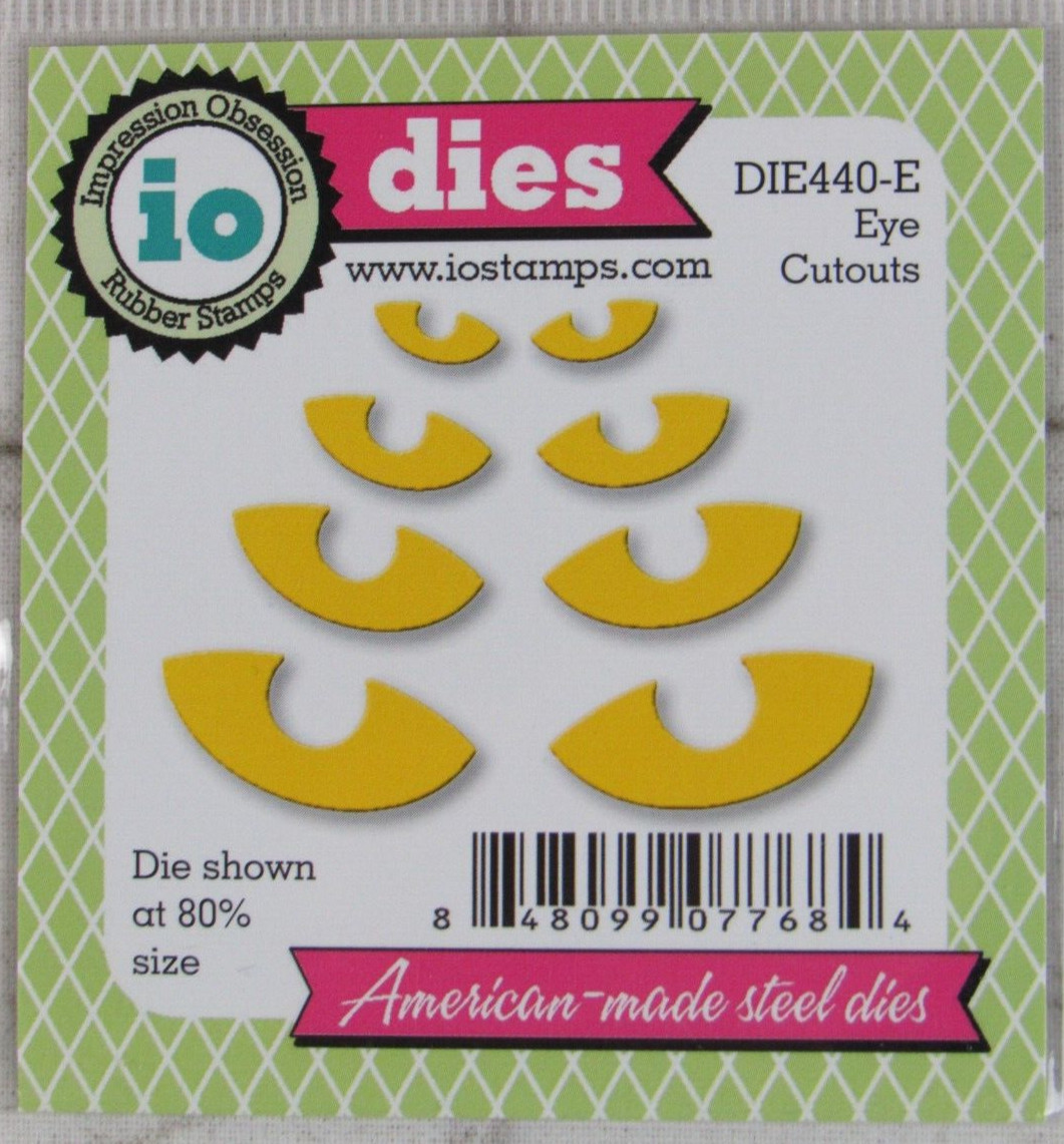 Impression Obsession Eye Cutouts Die Cut, DIE440-E