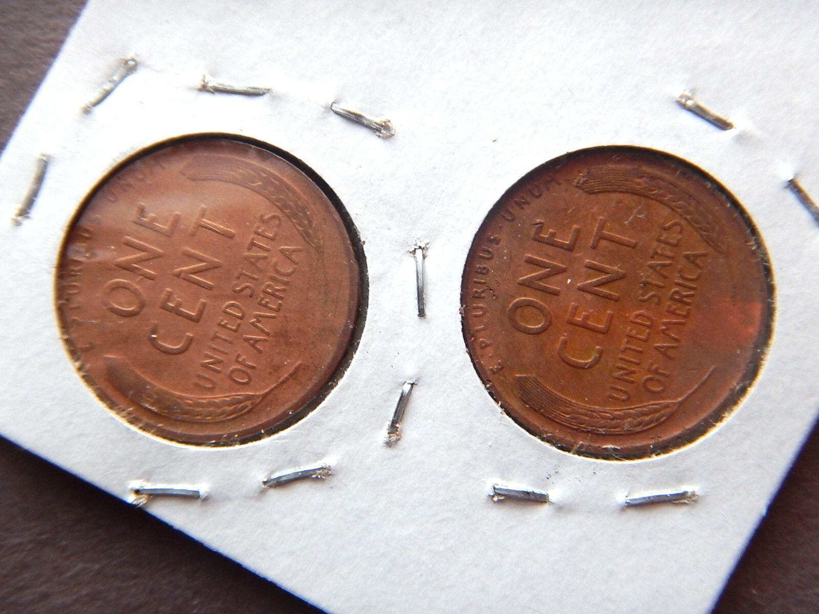 1937 (PD) (2) Lincoln Pennies