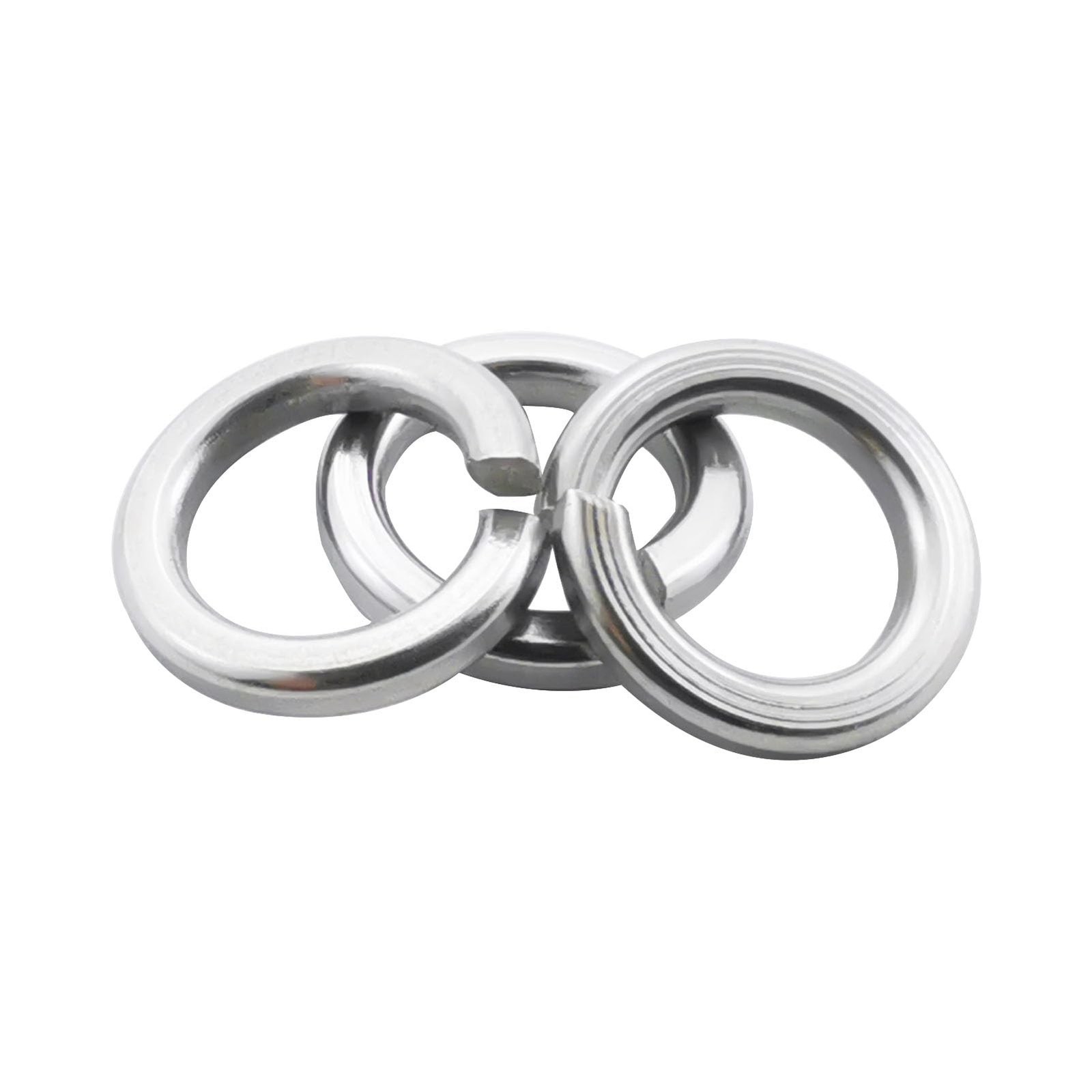 M8 Split Lock Washer,120PCS 304 Stainless Steel(18-8) Spring Lock Washers for...