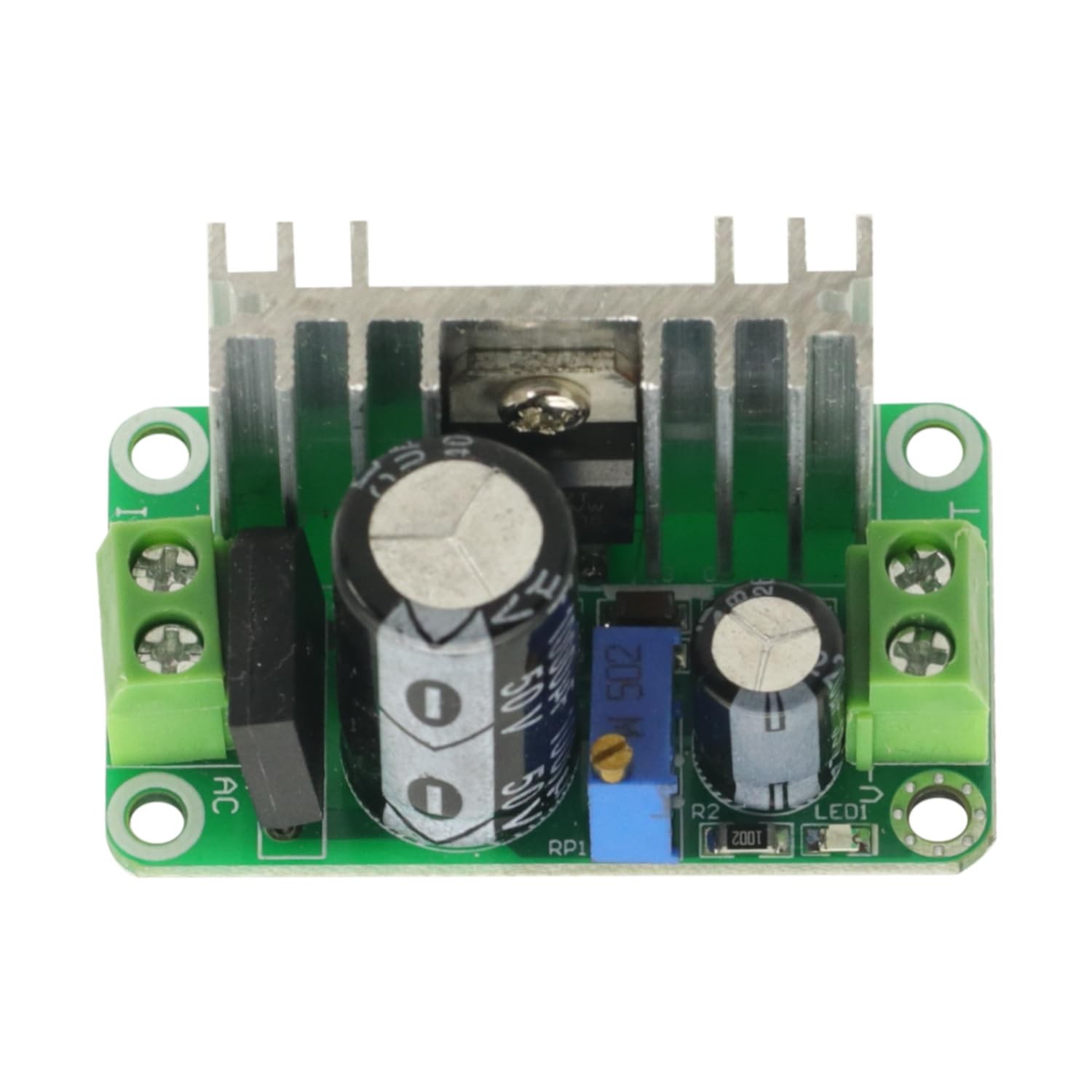 2 PCS LM317 AC/DC-DC Adjustable Buck Converter Step-Down Linear Regulator