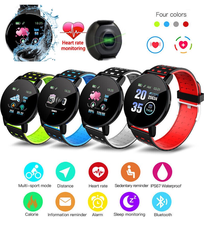 Bluetooth Smart Watch Waterproof Smartwatch For Men/Women Android iOS Samsung US