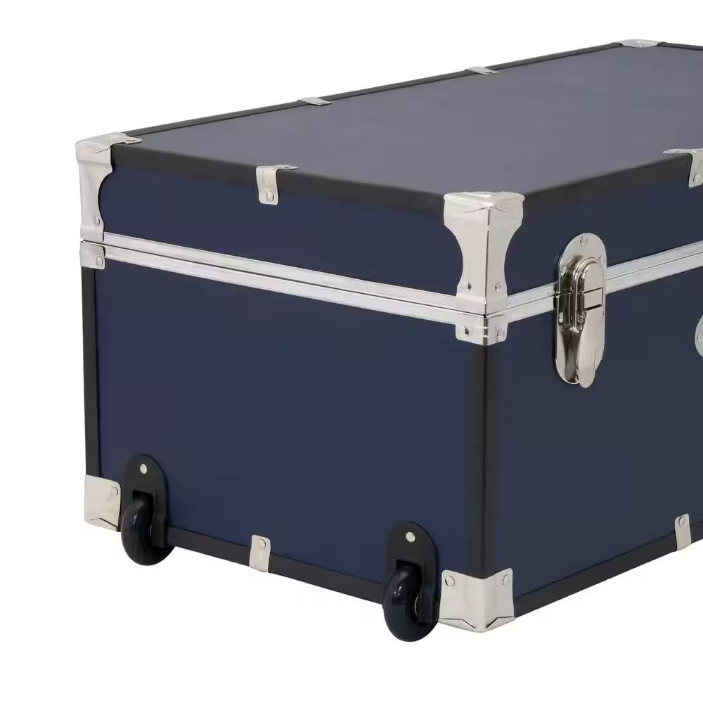 Seward Explorer 30 In. Trunk with Wheels & Lock, Blue