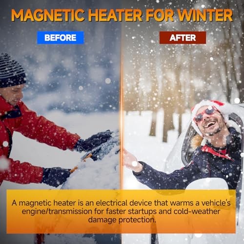 ‎Upgraded Magnetic Engine Block Heater, 120V 400W, Compatible with 1160 1160X