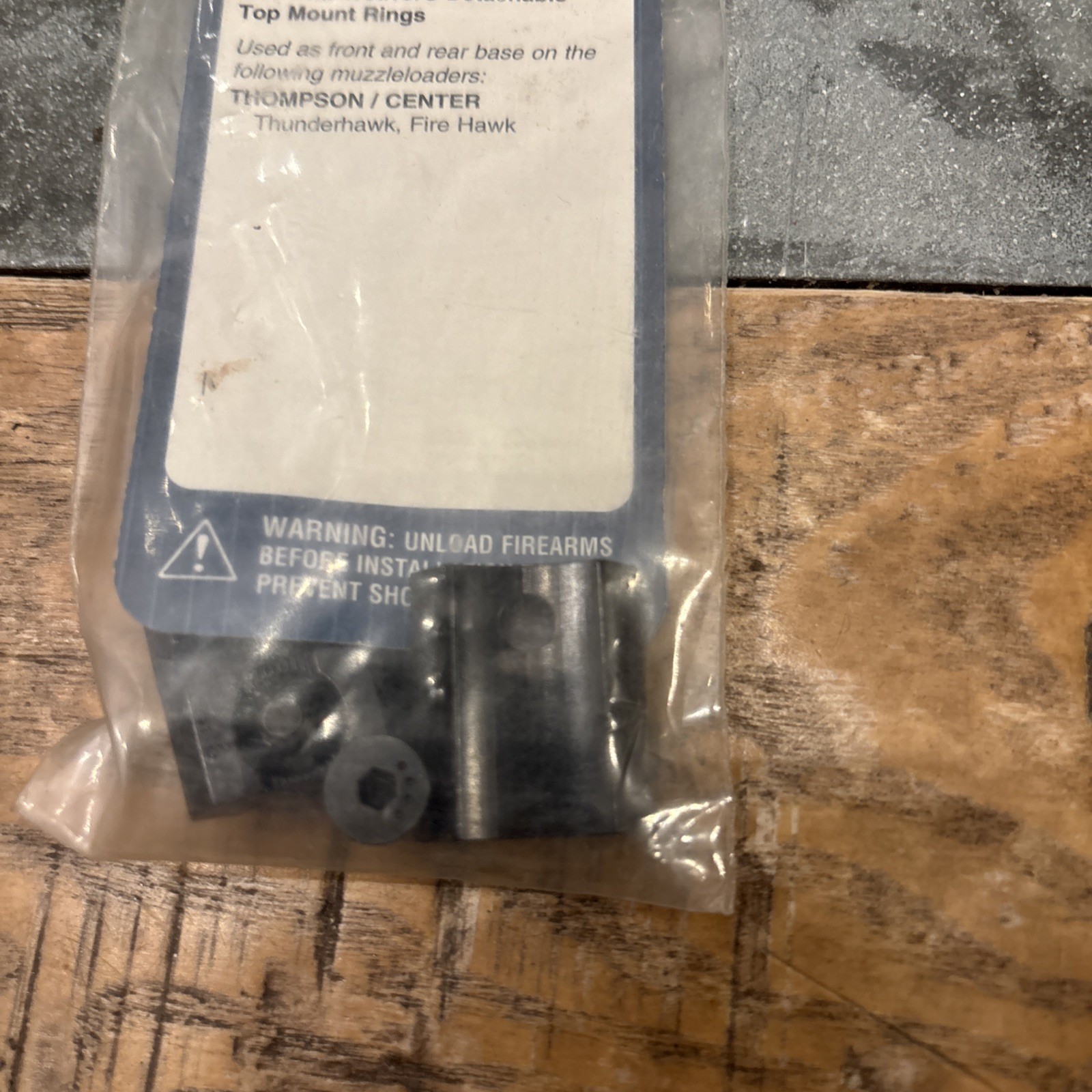 Weaver scope Mount for Thompson Center Thunderhawk, Firehawk - #406- GLOSS