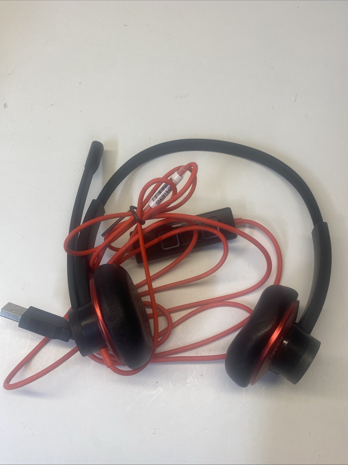 Addasound EPIC 512RD Dual-Mic Noise-Canceling USB Stereo Headset New