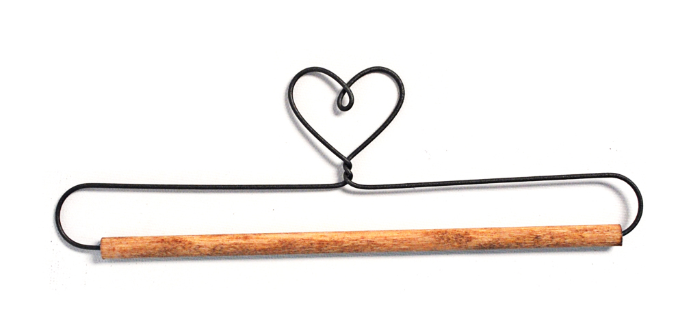 Ackfieldwire Heart With Dowel Craft Holder