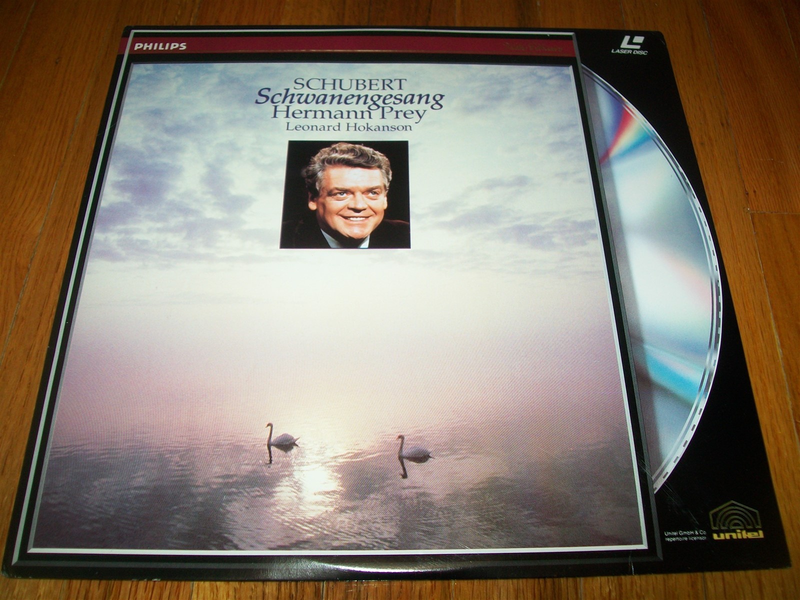 SCHWANENGESANG Laserdisc LD HERMANN PREY VERY GOOD CONDITION CLASSICAL MUSIC