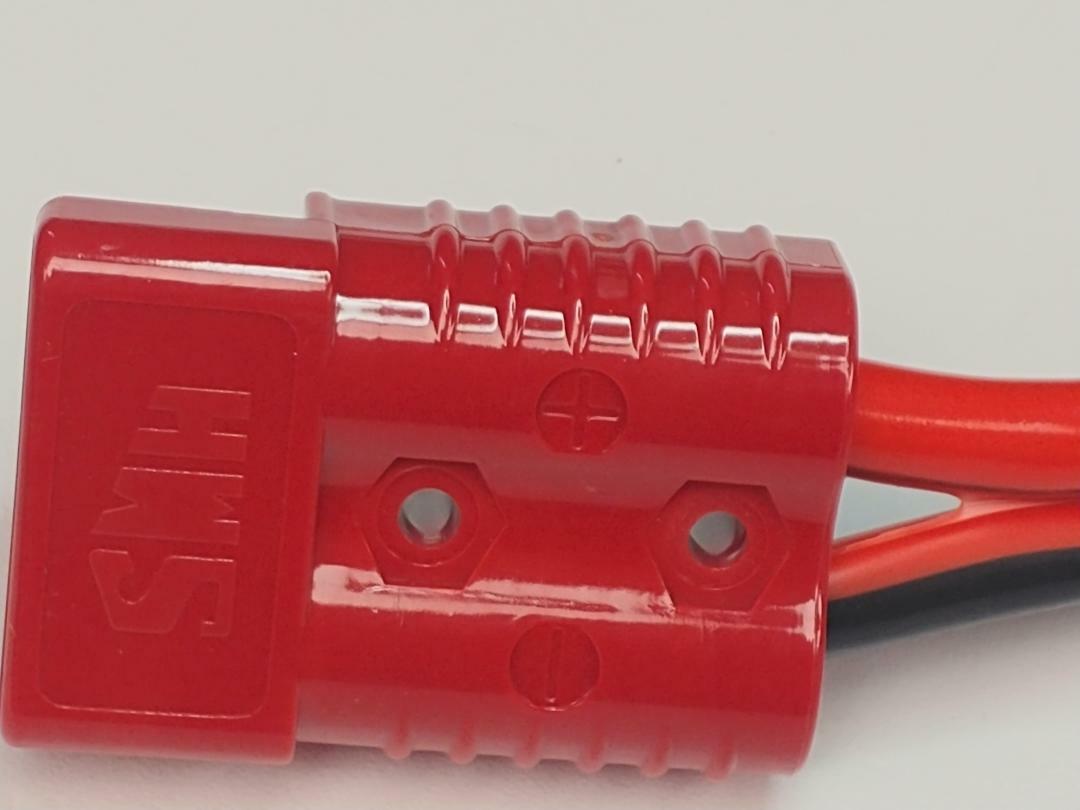 Winch Quick Dis-Connect Tow Haul Dump Cable Wire 2ft Red 2Ga High Amp