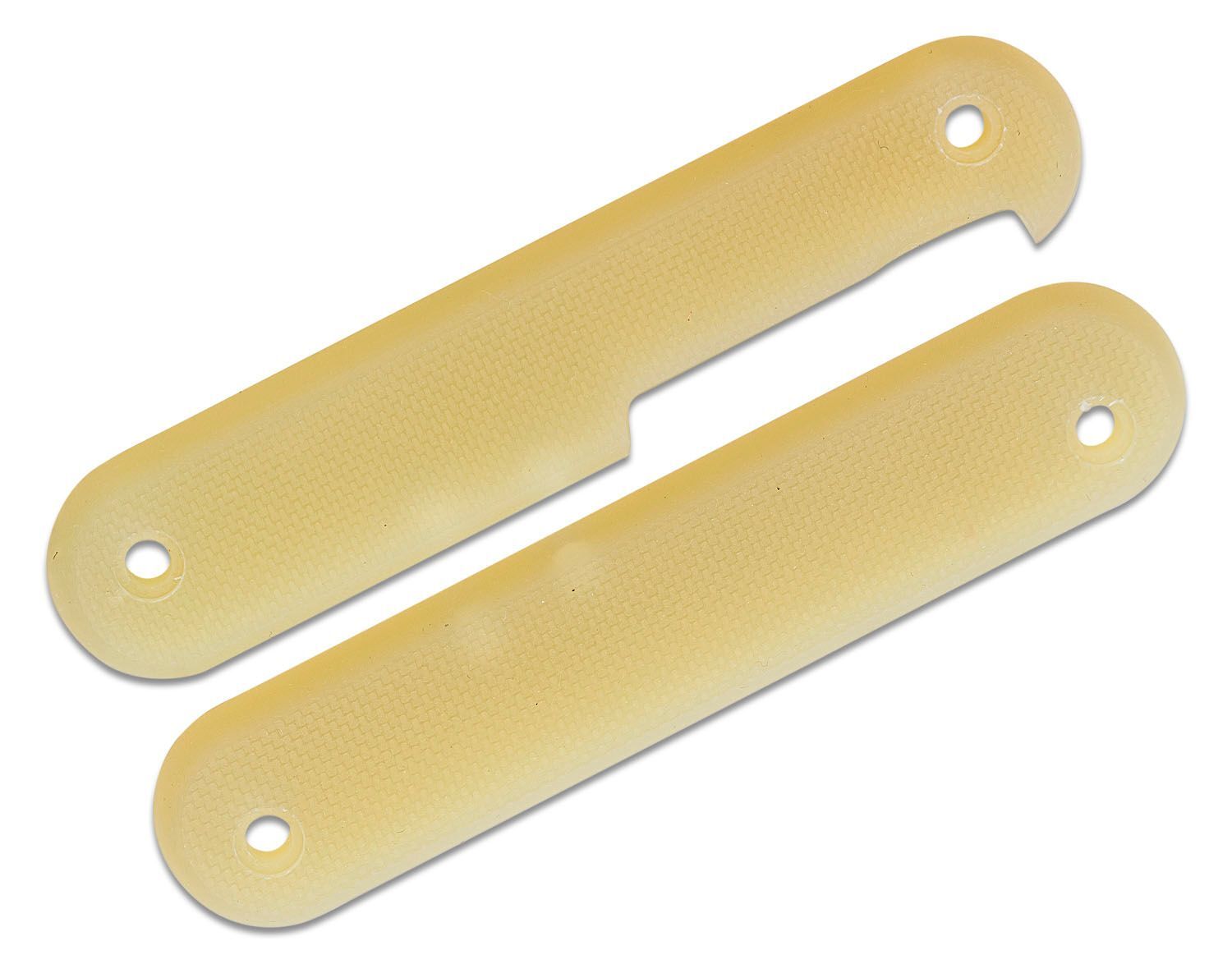 MKM-Maniago Knife Makers Scales Two Spare Screws Natural Jade G-10 Construction