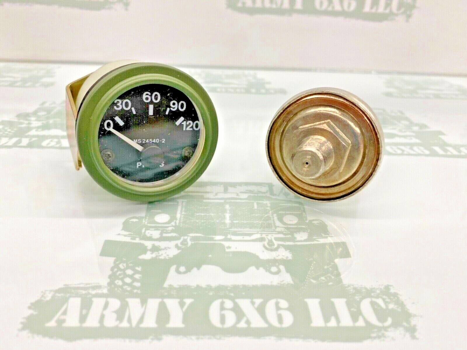 New 0-120psi oil pressure gauge and sending unit.  M35a3 m939 m998 m923 m923a2