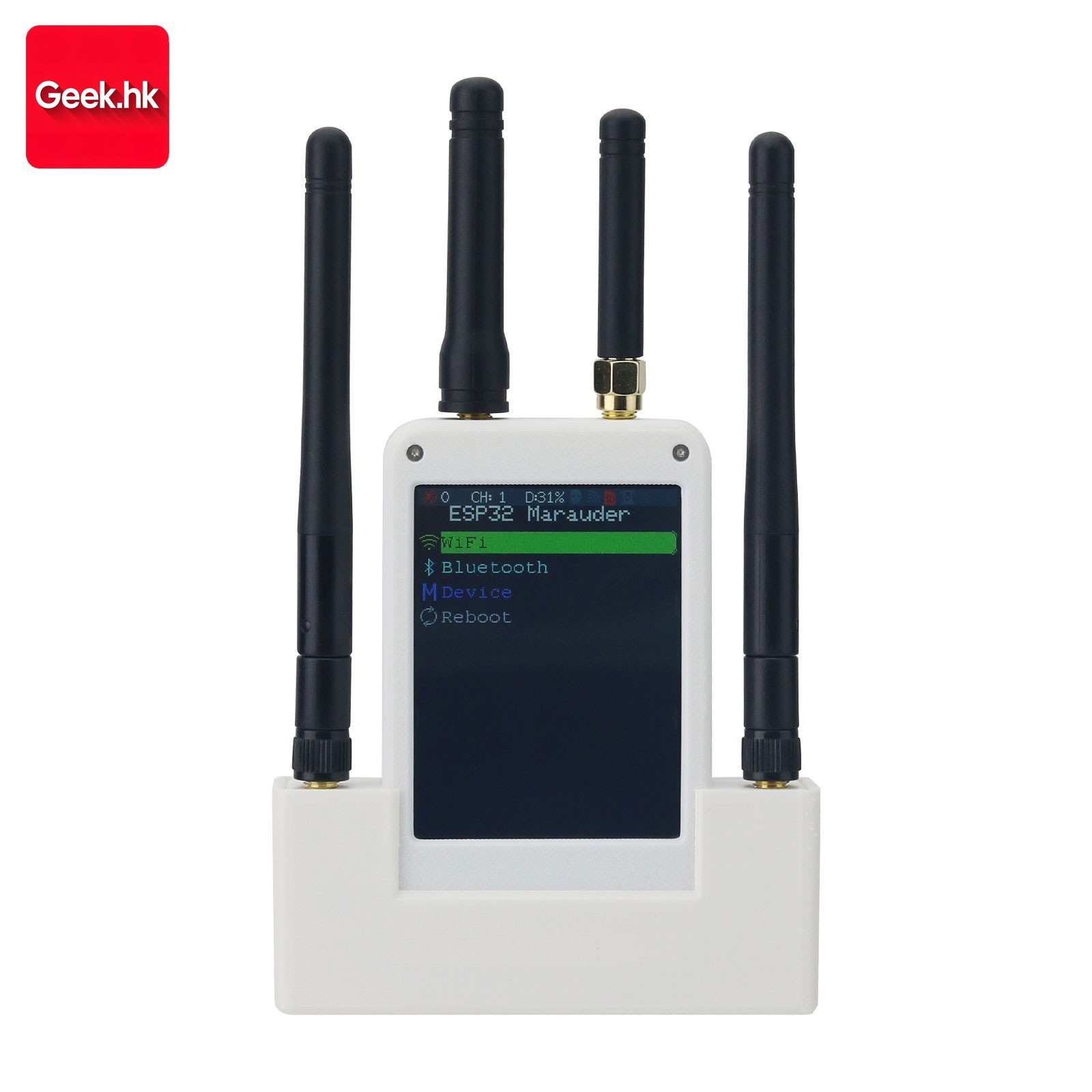 5G-Ver External Module Kit 433MHz RF ESP32C5 GPS Modules with 2.8" Screen gk45
