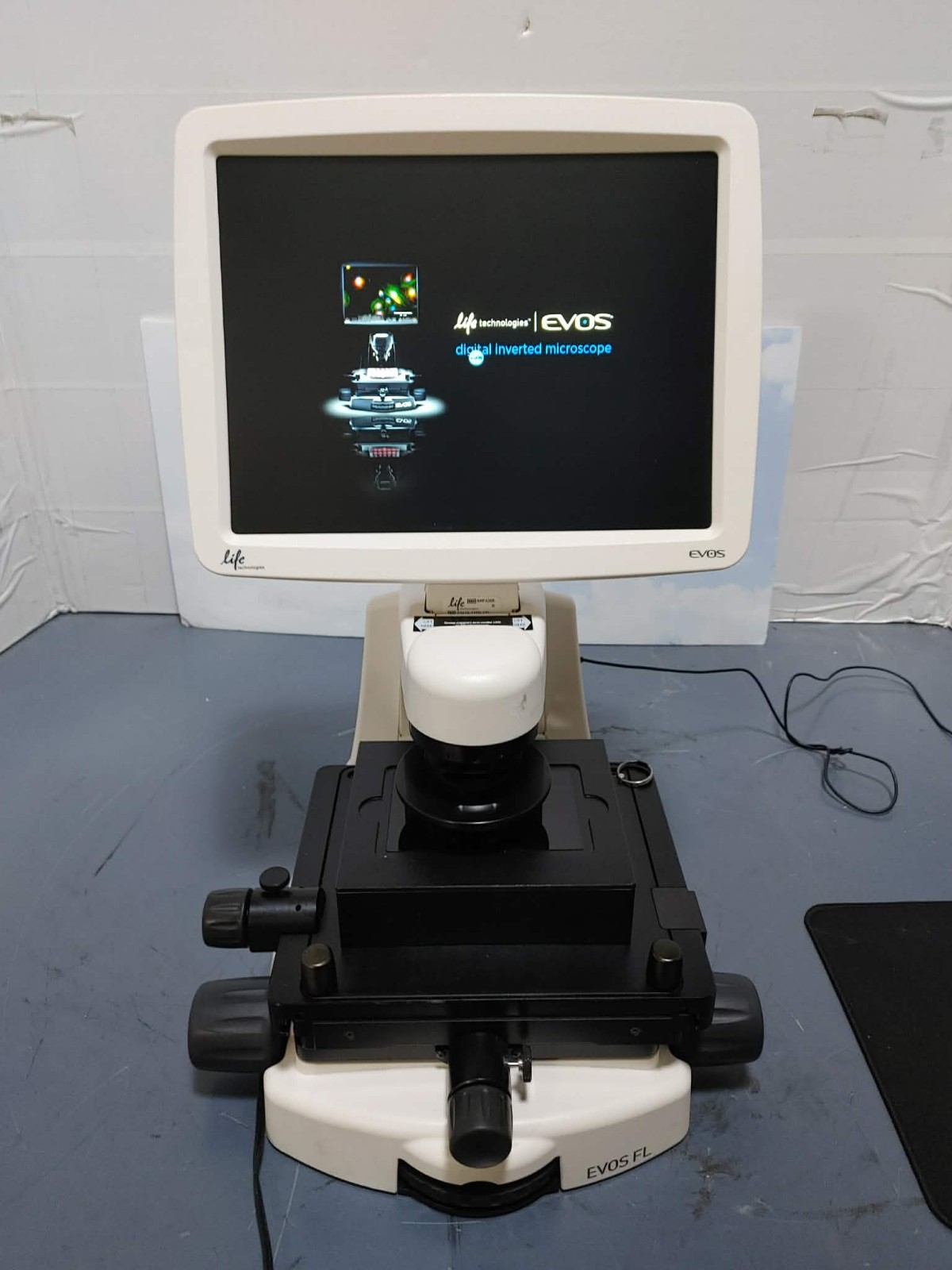 Life tech Invitrogen EVOS FL Inverted Fluorescence Microscope AMF4300 4X 10X 20X