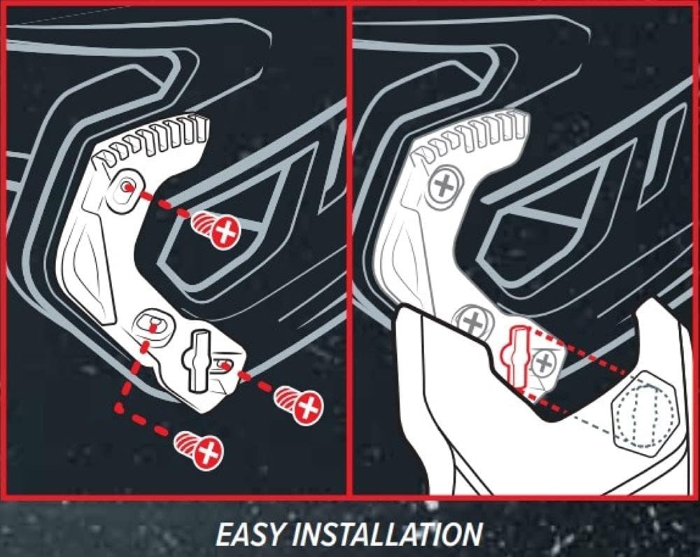 Sleek MACH Adjustable Face Extension for Baseball Helmets | LHB & RHB Options