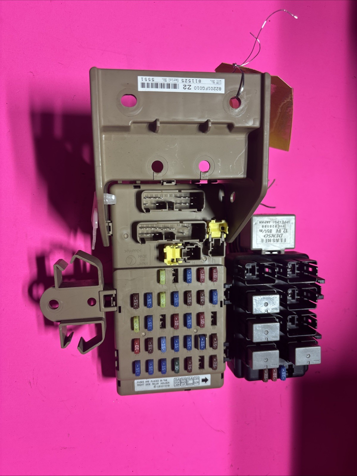 2009 Subaru Impreza Interior Fuse Box OEM 82201FG010 Bb162