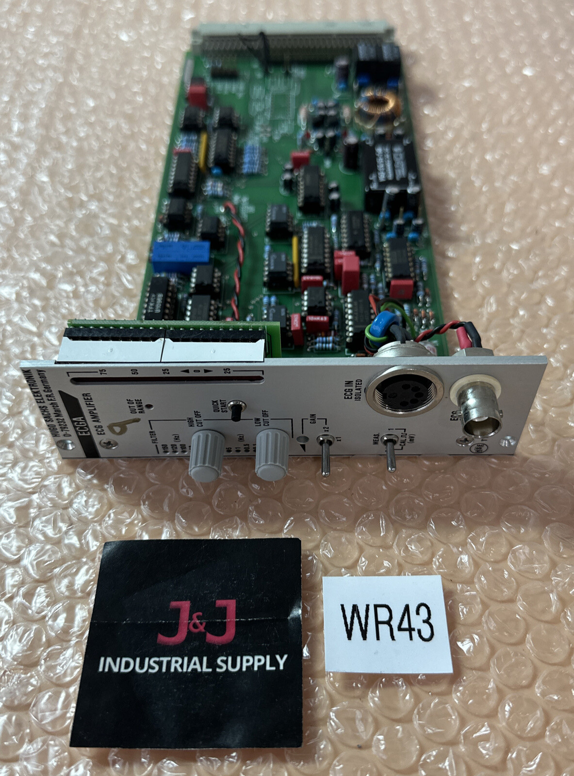 Hugo Sachs Elektronik Plugsys Type 689 ECGA ECG Amplifier DP689-1 ECG/EEG/EMG