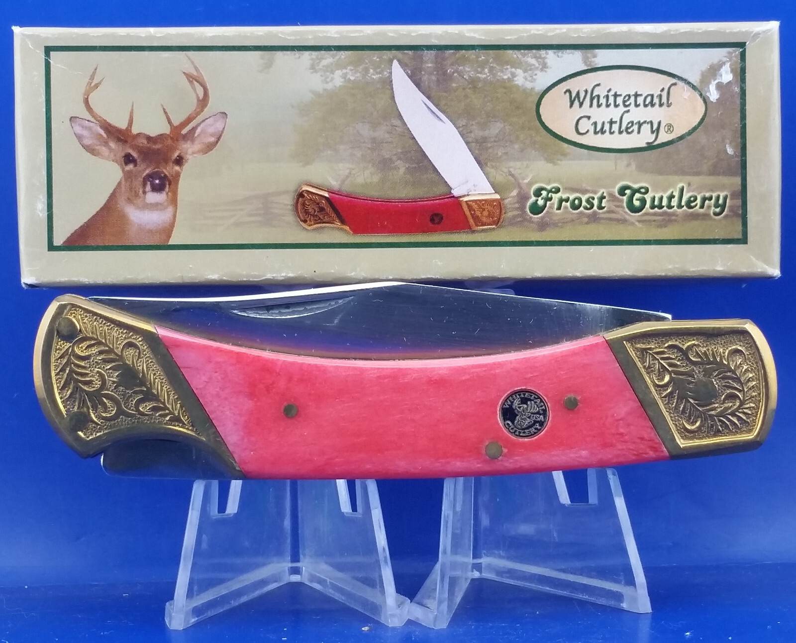 WHITETAIL CUTLERY BEAR CLAW LOCK BACK WT-072RSB