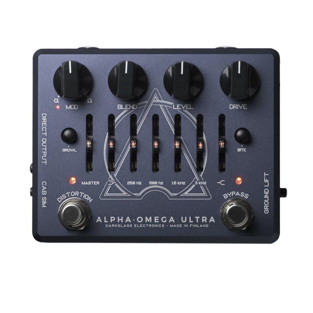 Darkglass Alpha Omega Ultra V2 Preamp/Distortion/DI Bass Effects Pedal