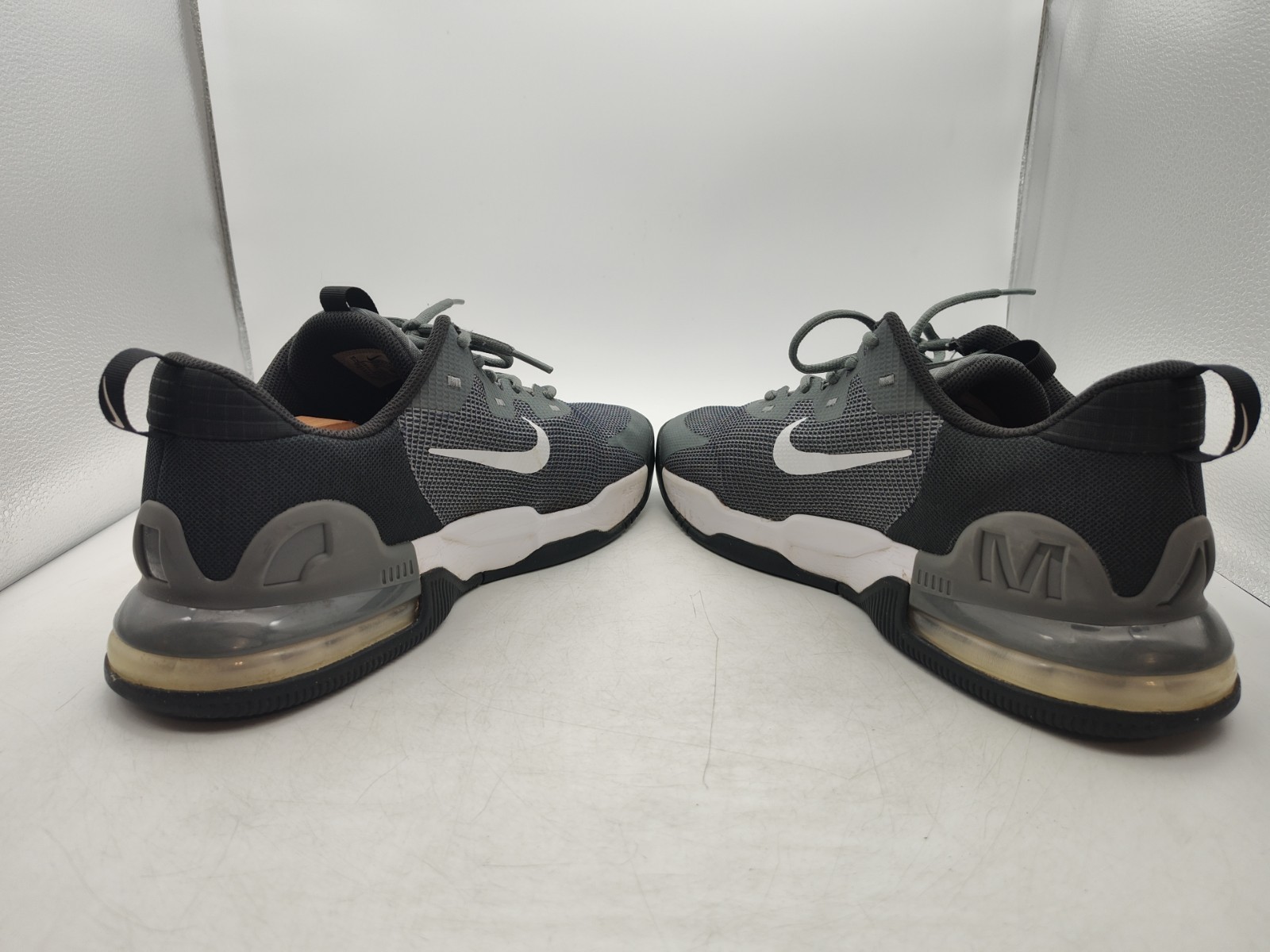 Nike-Air Max-Alpha Trainer 5-Smoke Gray/White-DM0829-003-Shoes-Mens Size 12-NICE