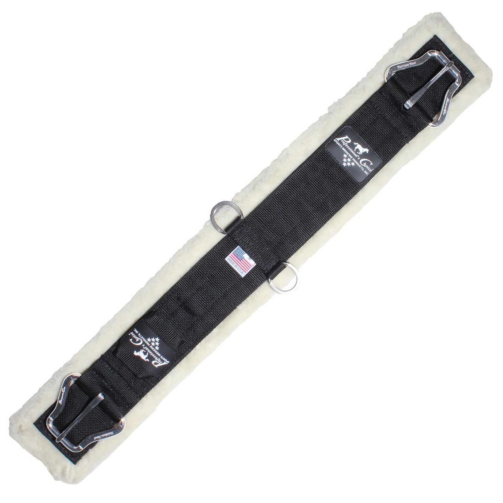 PROFESSIONAL'S CHOICE SMx Comfort-Fit Western 24in Black Merino Wool Cinch