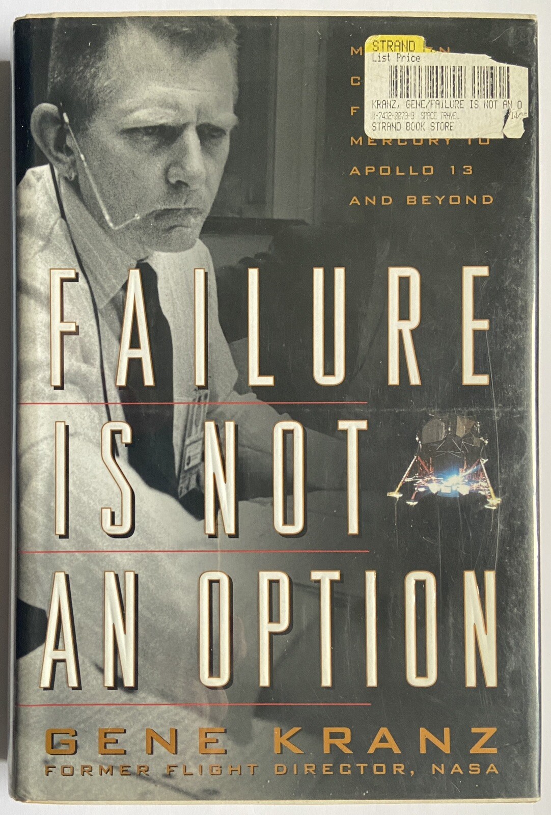 Gene Kranz Signed NASA Apollo Moon Book Signature Signature Autograph Signed