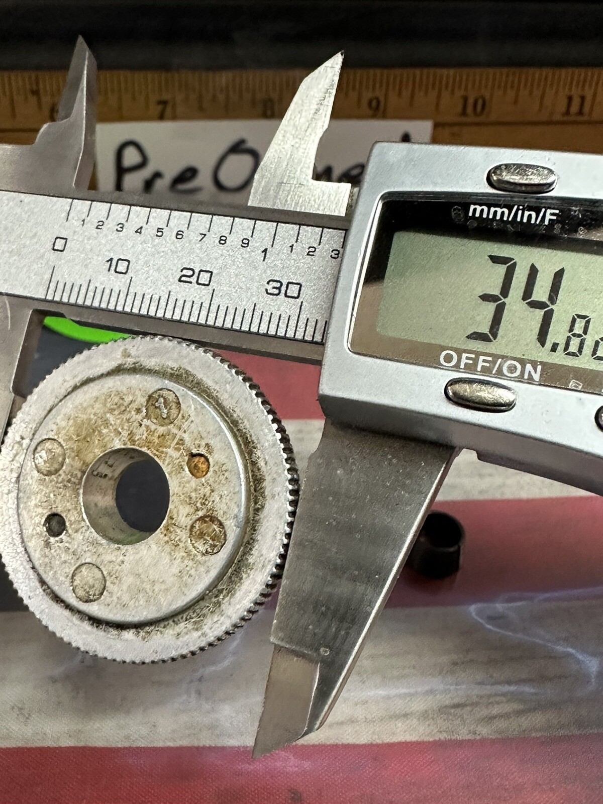 VINTAGE RC NITRO ENGINE FLYWHEEL PART -PreOwned-
