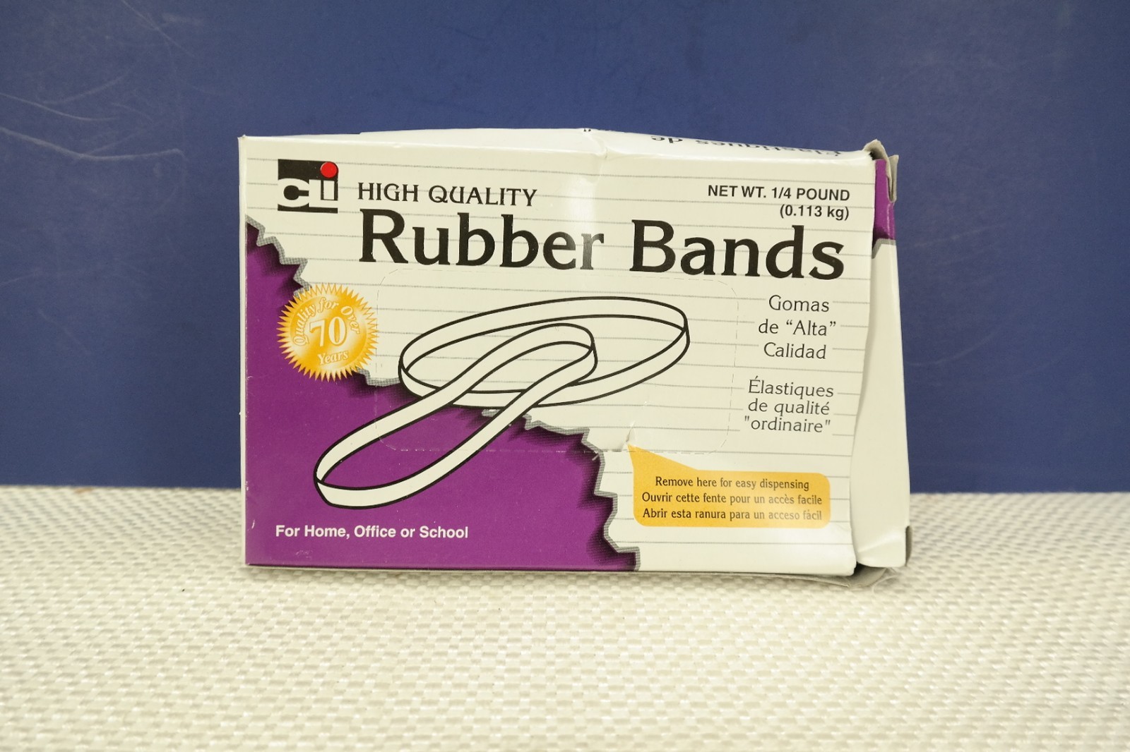 Rubber Band Dispenser Pack 1/4 lb size 19 3 1/2" x 1/16" (2 Pack)  TF