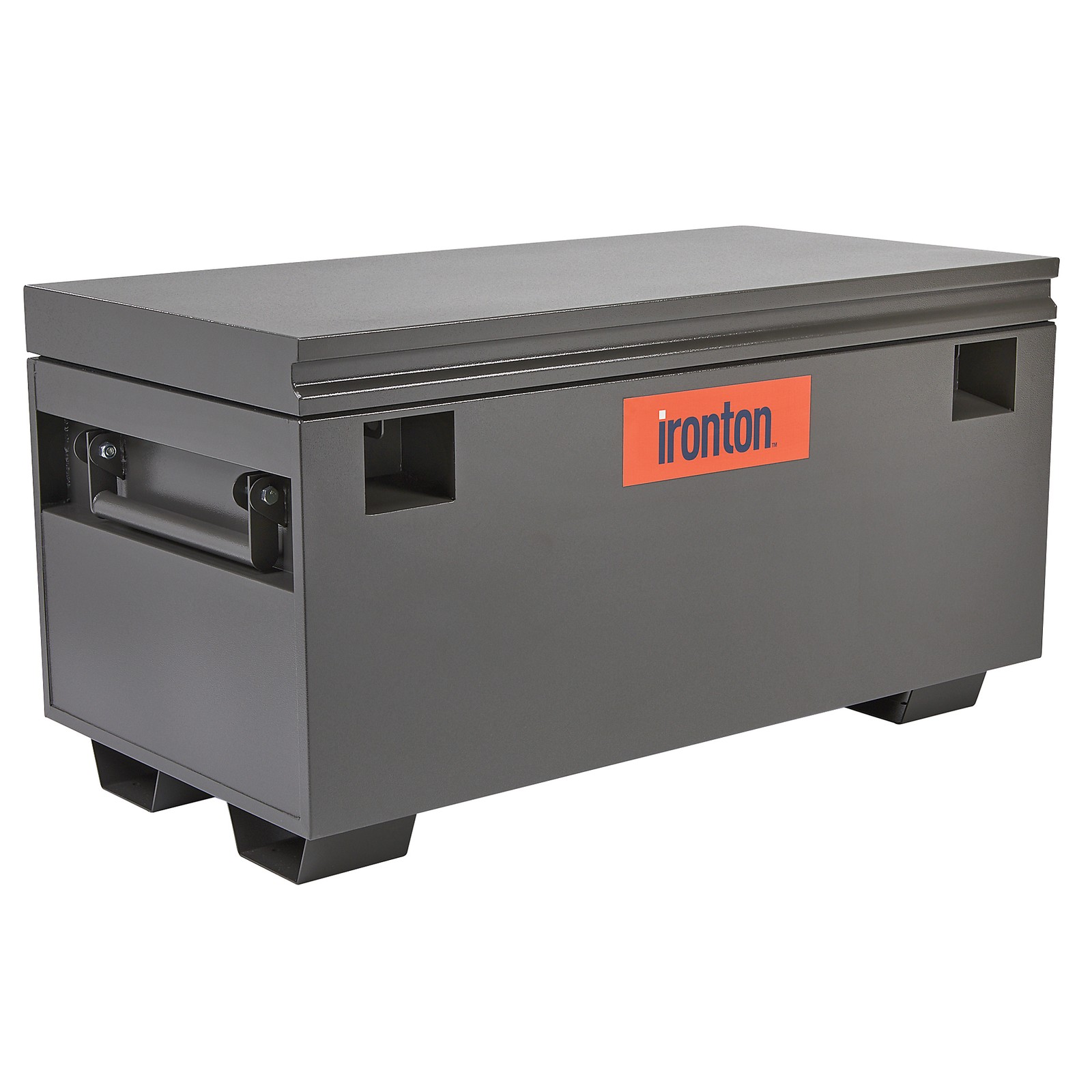 Ironton Jobsite Box, 47.5in., 16-Ga. Steel, Lockable, Gray