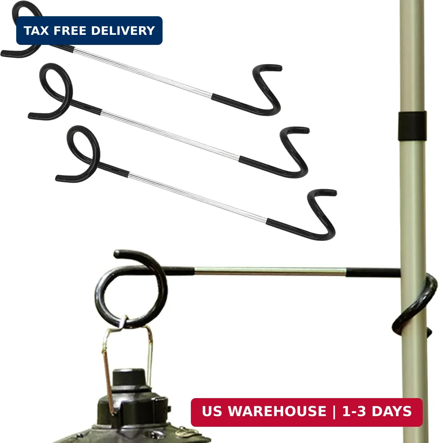 Camping Lantern Hooks, Outdoor Lighting Hooks for Camping Tent lamp Hanger, Bird
