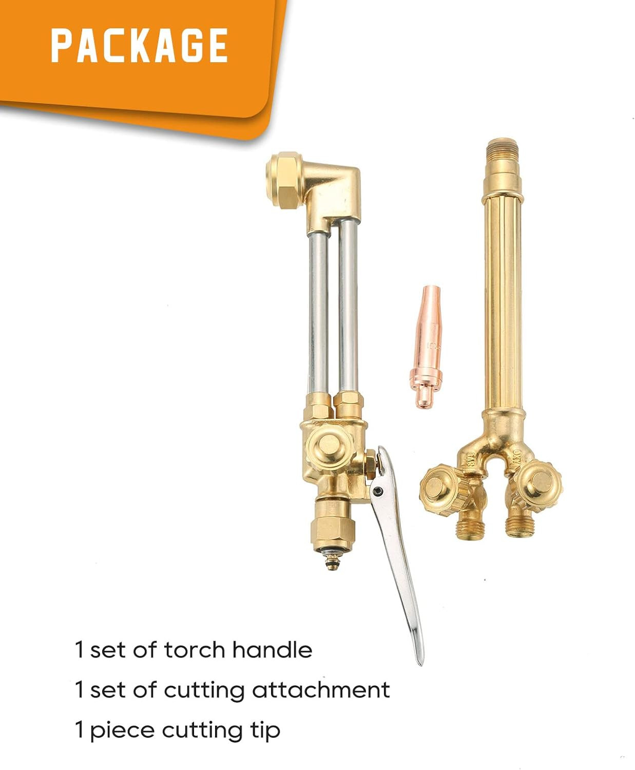 Medium Duty Oxygen/Acetylene Welding Torch | Victor Type Torch Handle with One 3