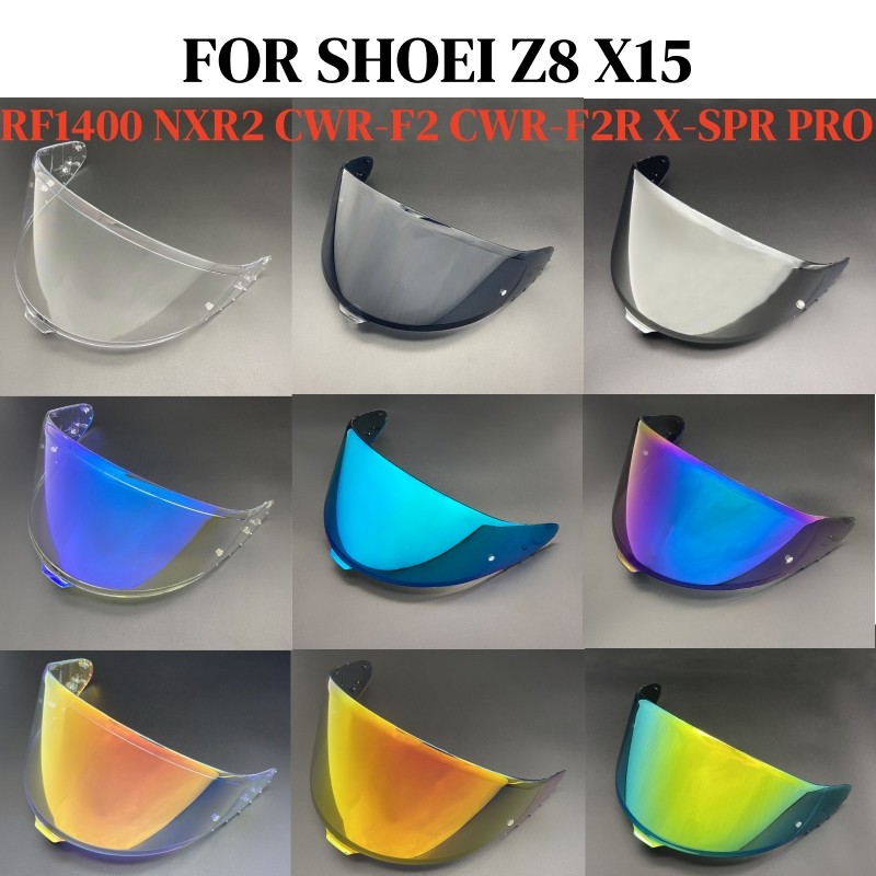Motorcycle Helmet Visor For SHOEI Z8 NXR2 RF1400 RF-1400 CWR-F2 CWR-F2R X15 SPR