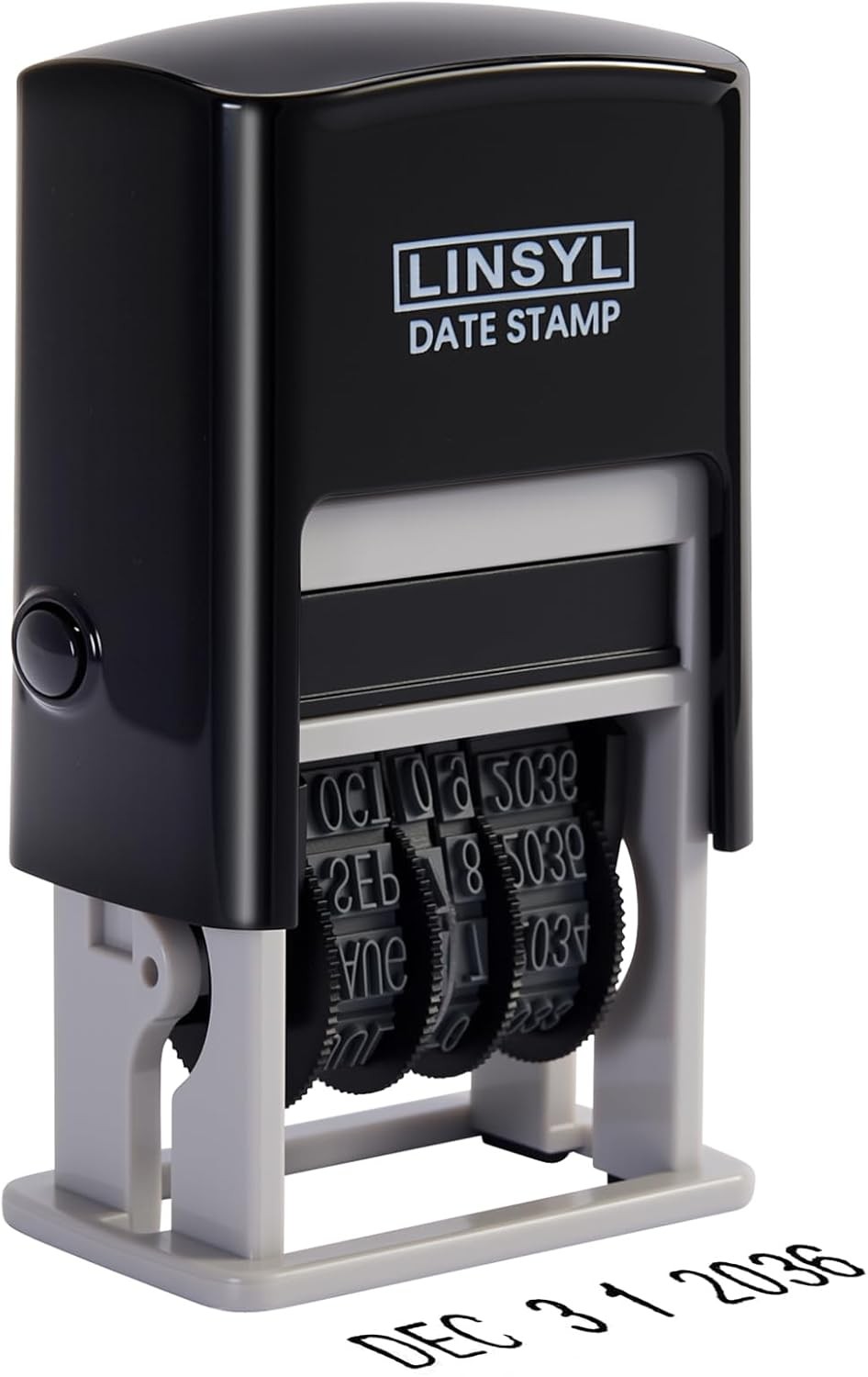 Self Inking 12 Year Date Stamper Black