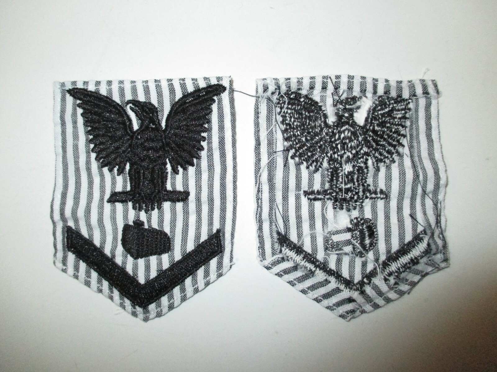 e3276 WW2 US Navy WAVE Rate Photographer Mate 3rd Class Seersucker Female IR34E