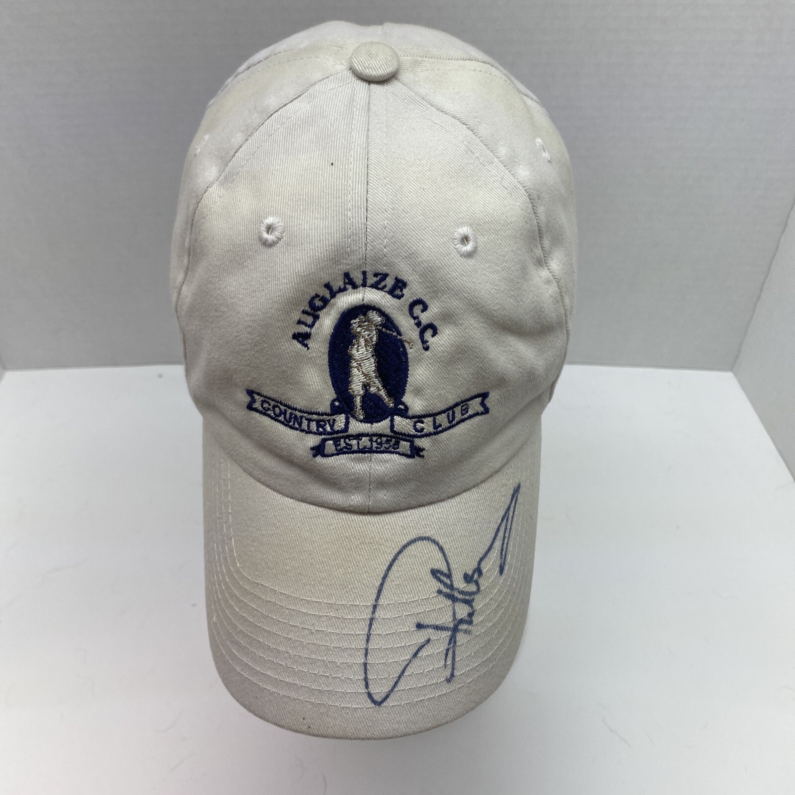 Auglaize C.C. Country Club Golf Cap/Hat Adjustable Singed Free Shipping