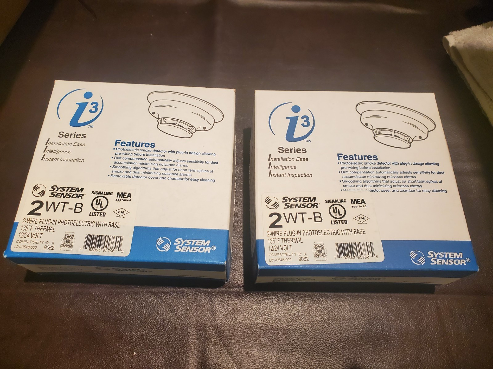 System Sensor 2WT-B Photoelectric Smoke Detector  (NIB)
