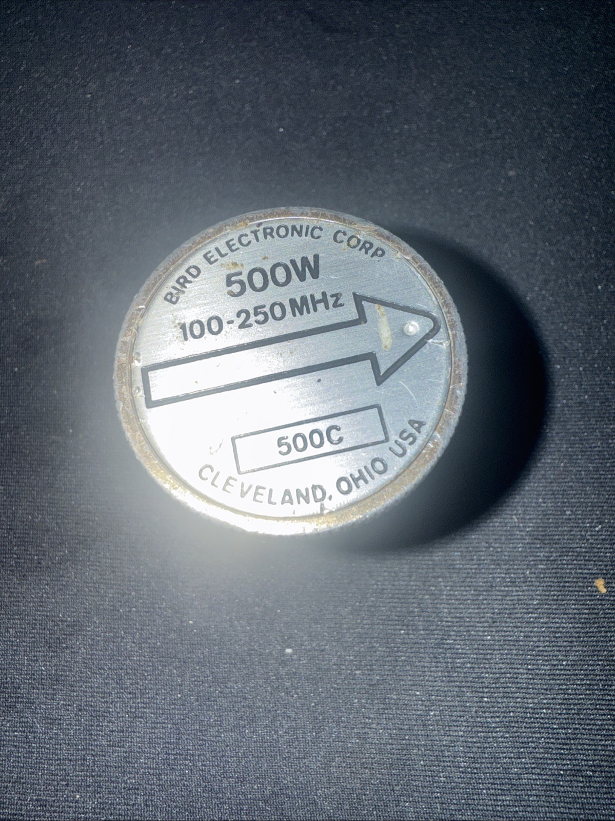 Bird 43 500W 500C 100-250 MHz Element Slug Missing Pin Works Fine Used