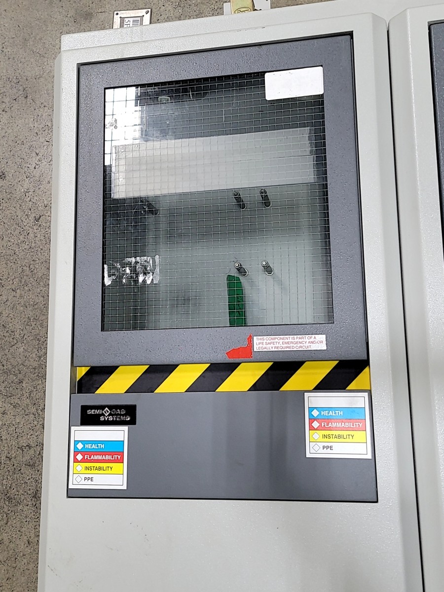 SEMI GAS SYSTEMS Cabinet SEE NOTES