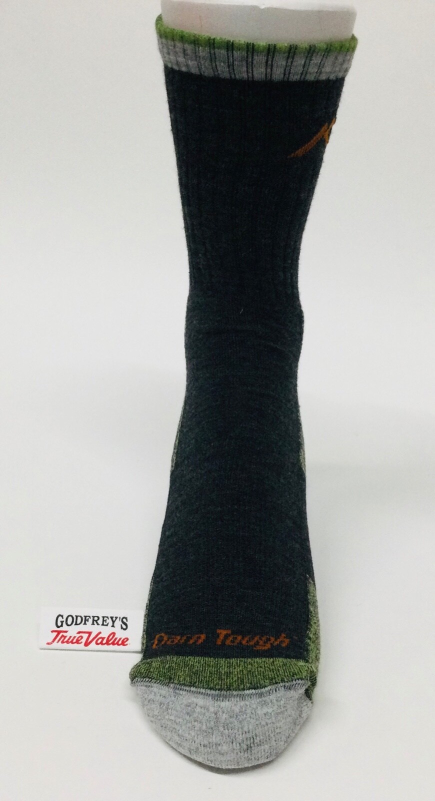 Darn Tough 1466 LIME Merino Wool Men's Hiker Micro Crew Midweight Hiking Sock